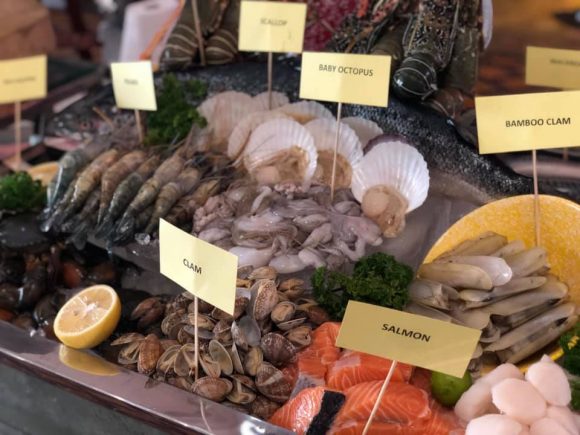 seafood at Rose Garden Hotel Yangon