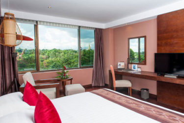 Premium room at The Rose Garden Hotel.