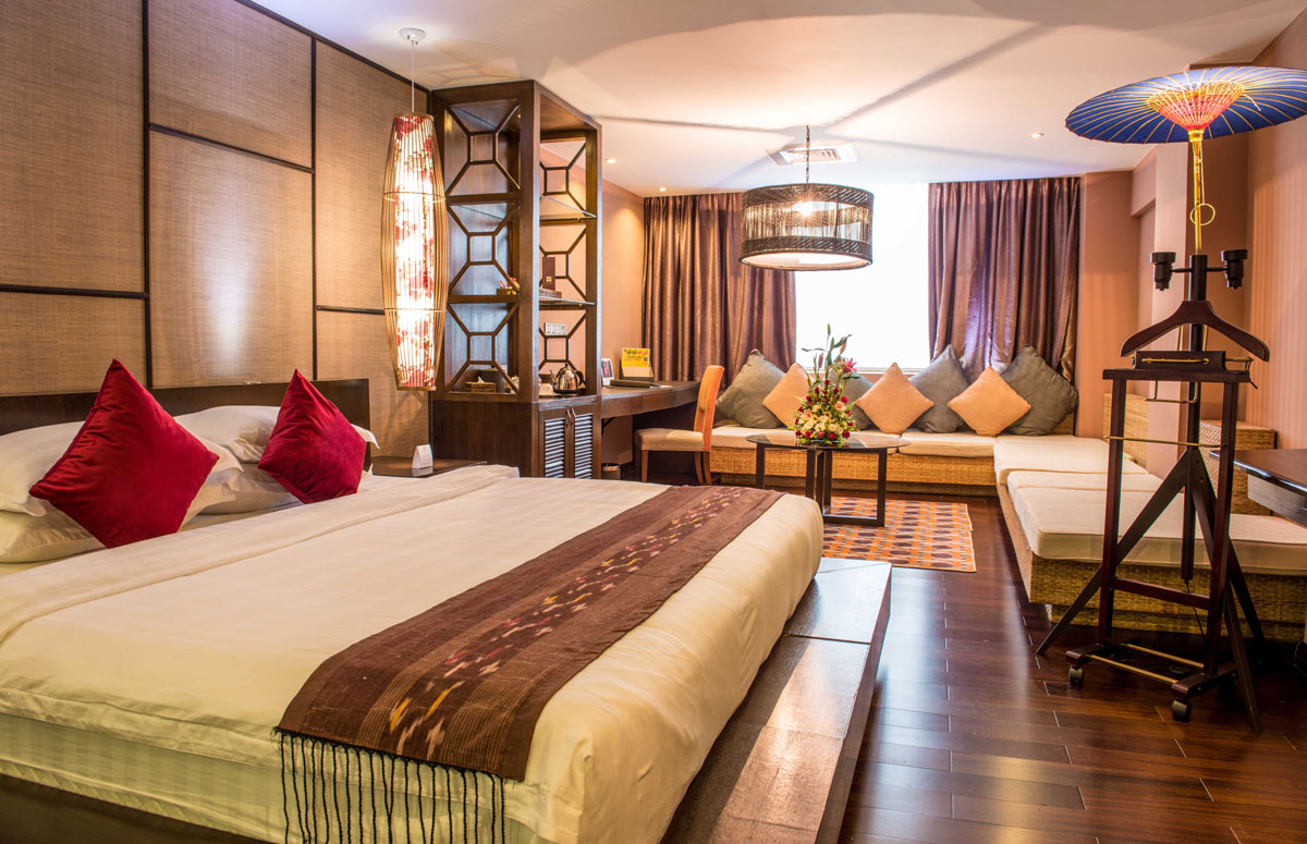 Bamboo Deluxe Room at Rose Garden Hotel